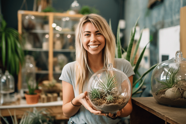 Een luchtplant weergeven Een luchtplant weergeven