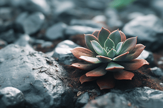 Echeveria on rocks Echeveria on rocks