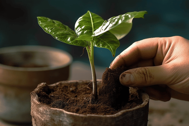 De stek in aarde planten De stek in aarde planten
