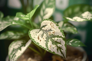 Houseplant with fungal infection Houseplant with fungal infection