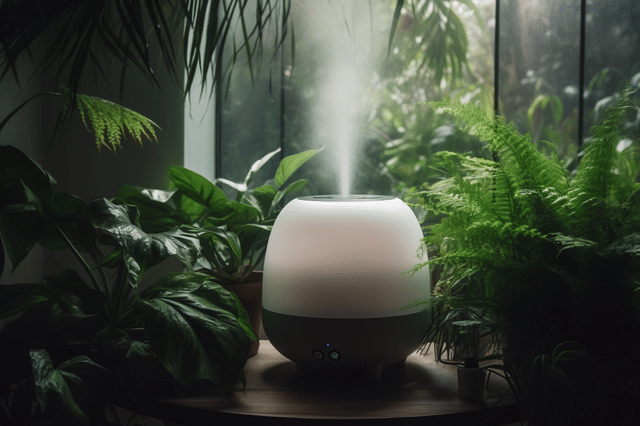 Bevochtiger bij planten Bevochtiger bij planten