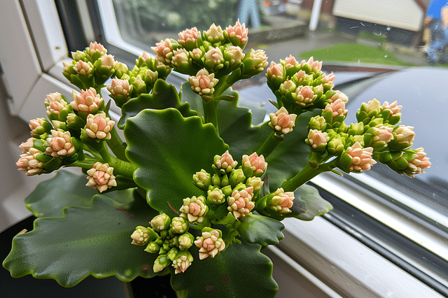 Kalanchoe in the winter