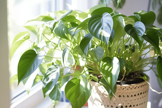 Leaves of a Philodendron