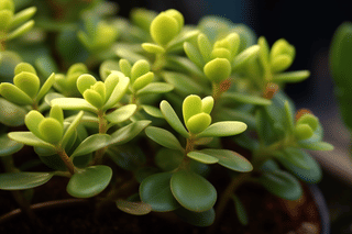 New leaves on crassula ovata New leaves on crassula ovata