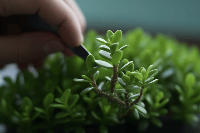 Pruning a crassula ovata Pruning a crassula ovata
