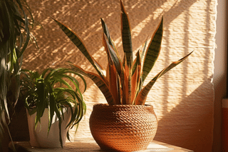 Sansevieria in a dark spot Sansevieria in a dark spot