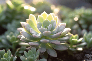 Stressed succulent Stressed succulent