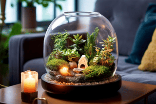 Terrarium with succulents Terrarium with succulents