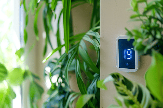 Thermometer in woonkamer Thermometer in woonkamer