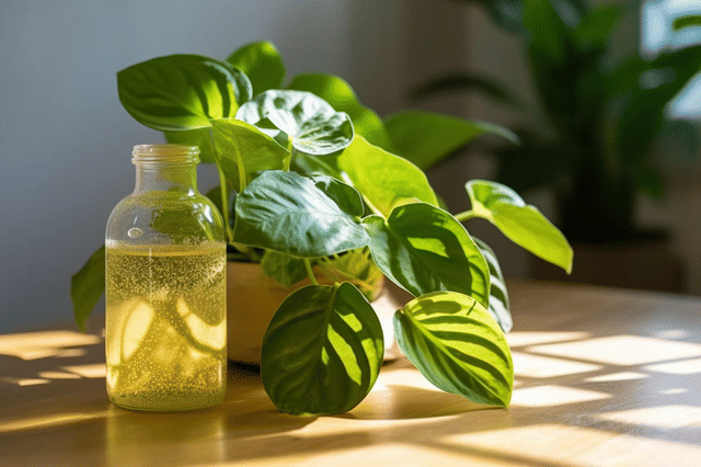 Vergeelde bladeren door een tekort aan voedingsstoffen Vergeelde bladeren door een tekort aan voedingsstoffen