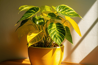 Yellowing leaves due to overwatering Yellowing leaves due to overwatering