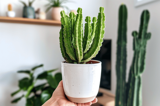 Jonge Euphorbia Trigona Jonge Euphorbia Trigona