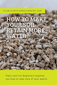 How to make your soil retain more water?