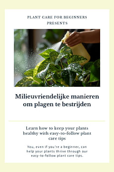Milieuvriendelijke manieren om plagen te bestrijden