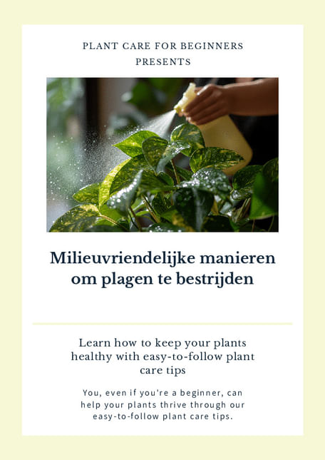 Milieuvriendelijke manieren om plagen te bestrijden