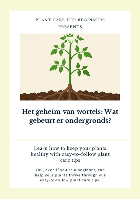 Het geheim van wortels: Wat gebeurt er ondergronds?